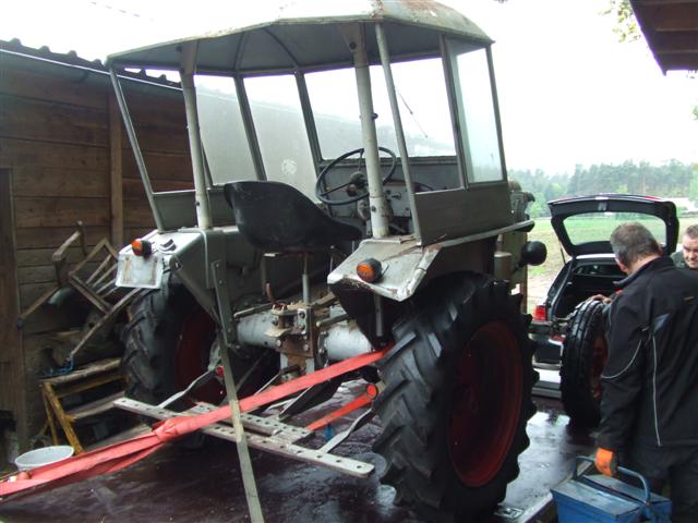Gespann abfahrbereit