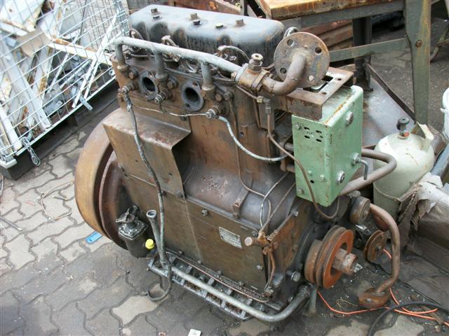 Motor beim Altmetallhändler