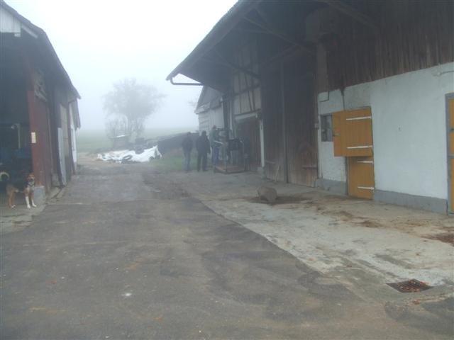 an der Scheune