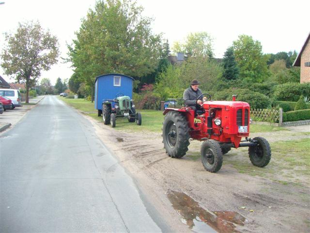 Warten auf Abfahrt