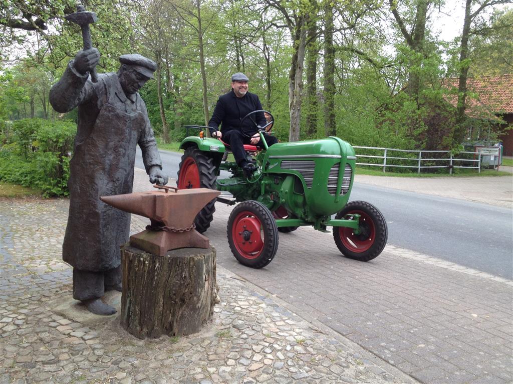 Karsten auf seinem 614