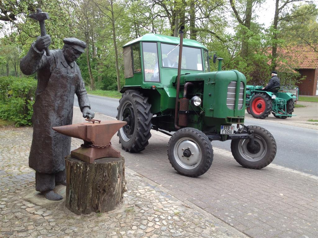 Axel auf seinem 525