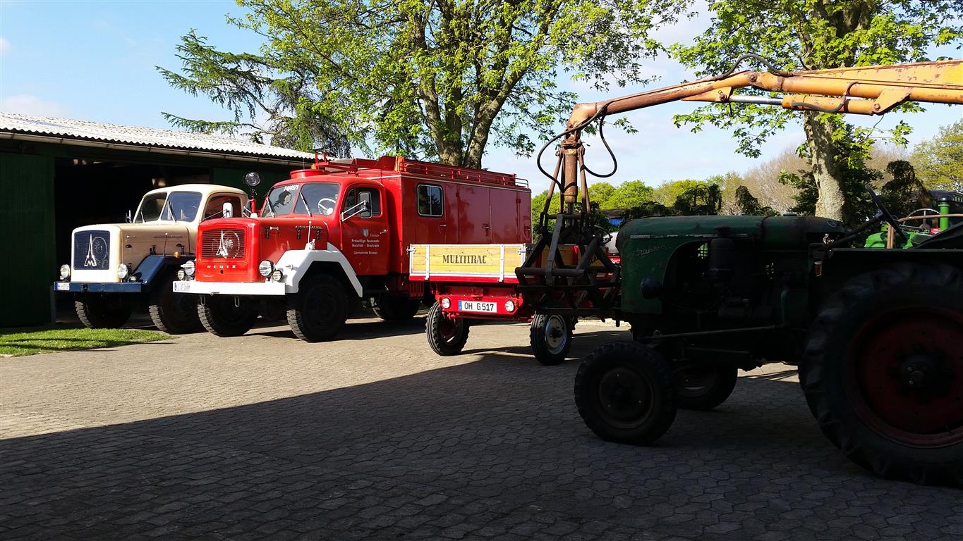 zwei Magirus komplettieren die Runde