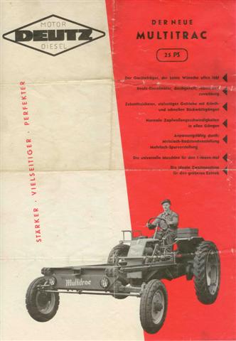 Multitrac D25P Originalprospekt