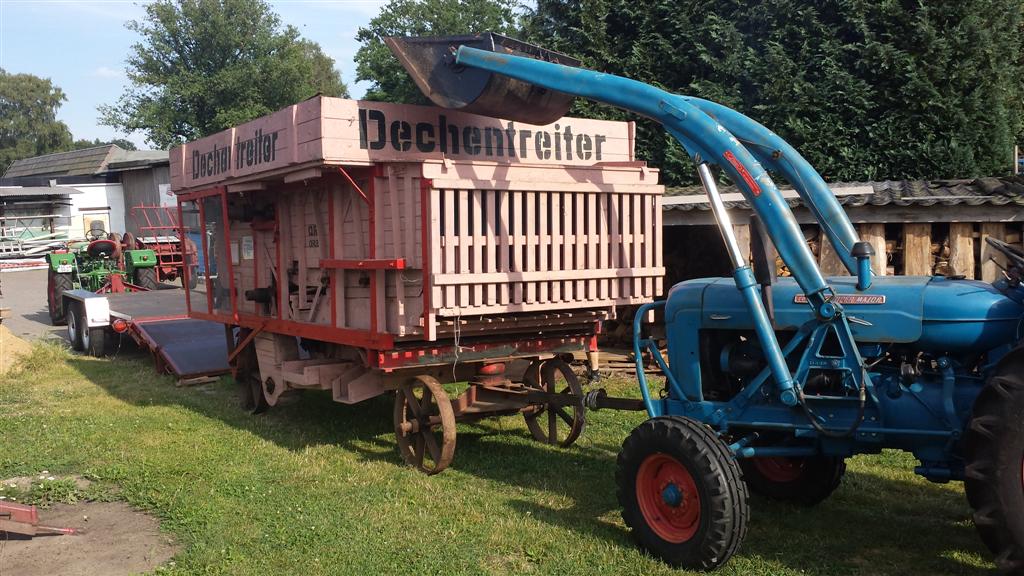 Anfahrt auf den Anhänger