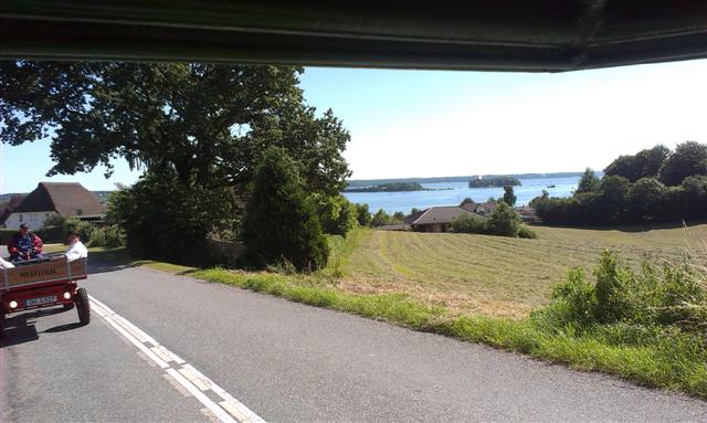 Fahrt zurück am Meer