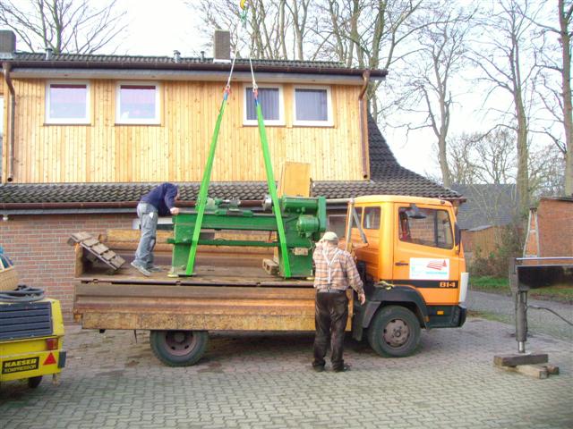 einschweben der Last