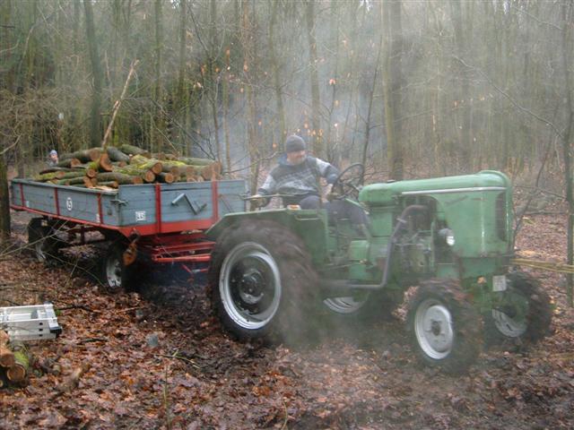 Holzernte mit 524