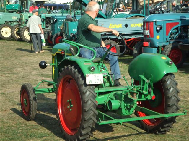Gerd auf seinem Deutz