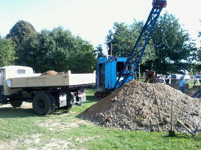Bagger beläd Magirus
