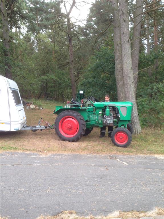 Bernds 524 mit Wohnwagen