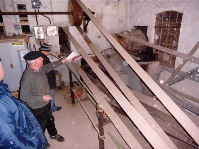 historischer Transmissionsantrieb
