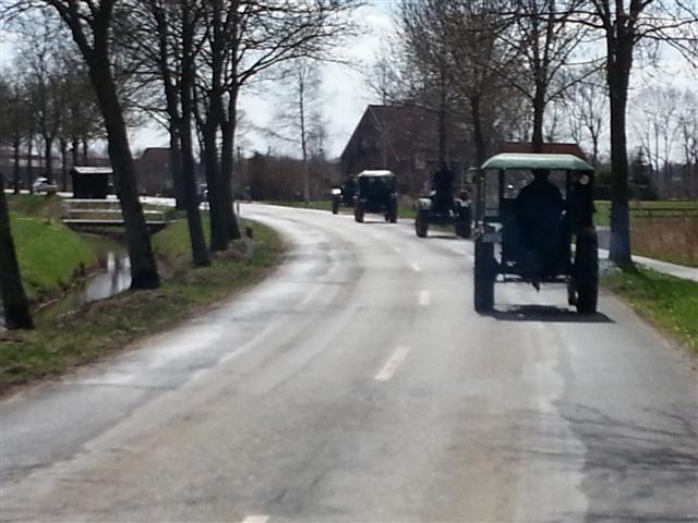 sonnige Rundfahrt