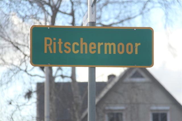 Ortsschild Ritschermoor