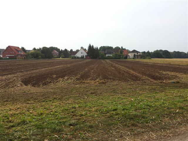 Acker am Ende der Veranstaltung
