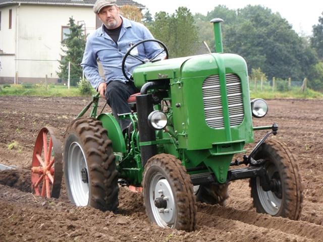 konzentriert in der Furche