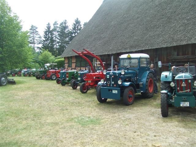 aufgereite Schlepper in Hösseringen