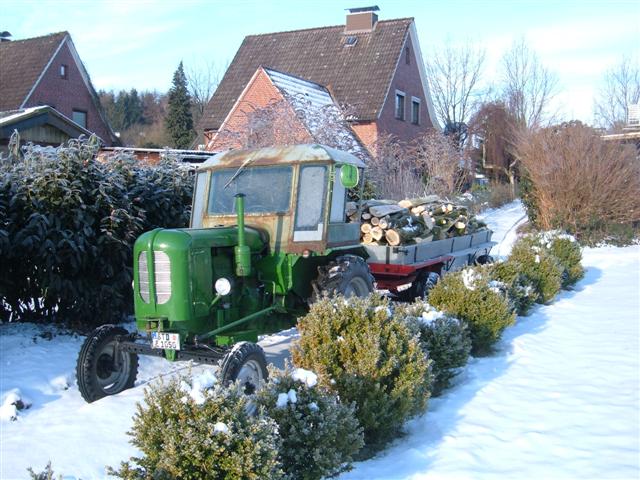 Na zweistündiger Fahrt Zuhause in Harsefeld