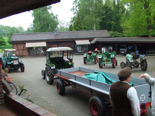 morgendliches Sammeln in Brumhagen
